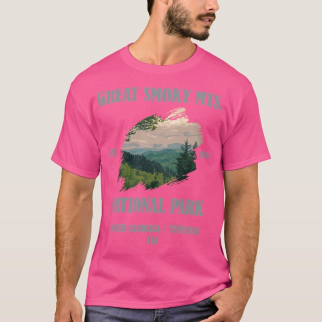 Great Smoky Mountains National Park North Carolina T-Shirt (Vorderseite)