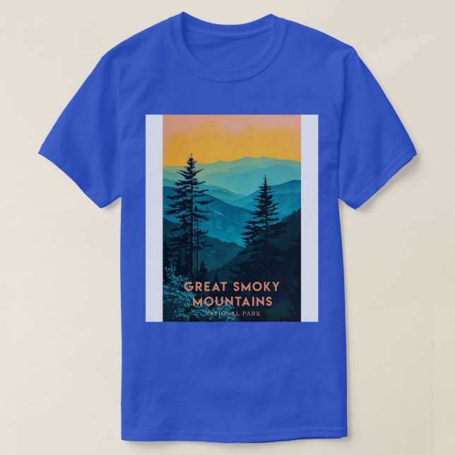 Great Smoky Mountains National Park Reise 2 T-Shirt (Design vorne)