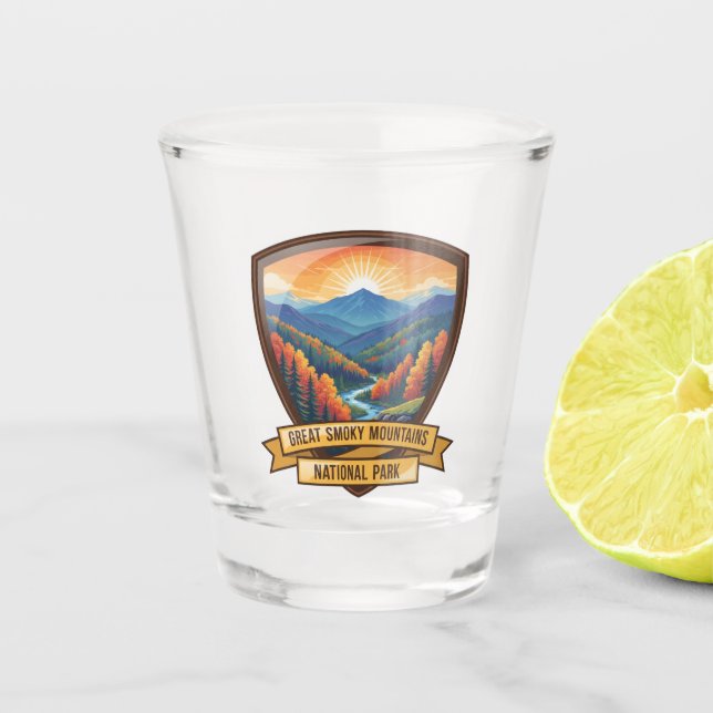 Great Smoky Mountains National Park Schnapsglas (Vorderseite)