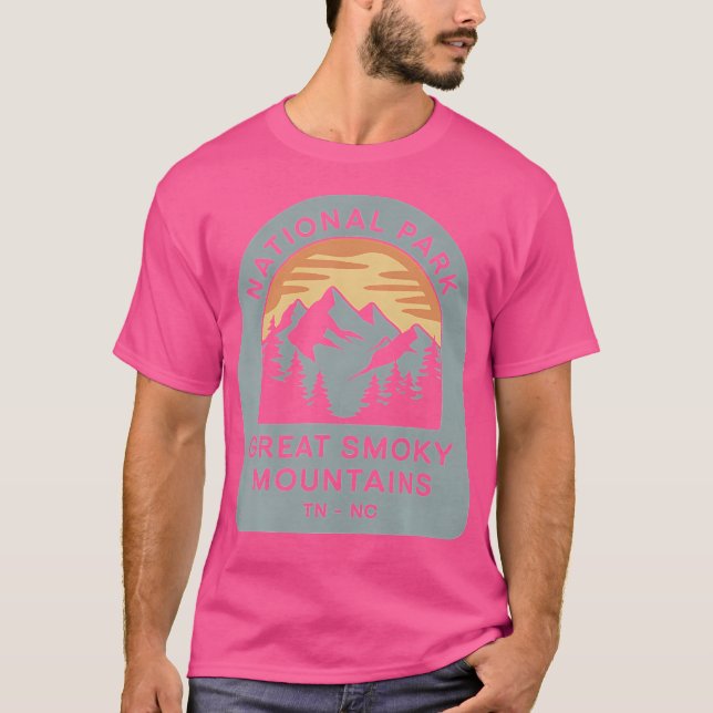 Great Smoky Mountains National Park Wandern T-Shirt (Vorderseite)