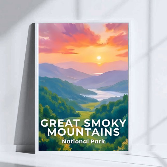 Great Smoky Mountains National Park Watercolor Poster (Von Creator hochgeladen)
