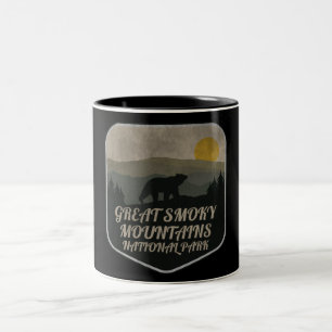 Great Smoky Mountains Nationalpark Bär Zweifarbige Tasse