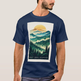 Great Smoky Mountains Nationalpark Reise 12 T-Shirt