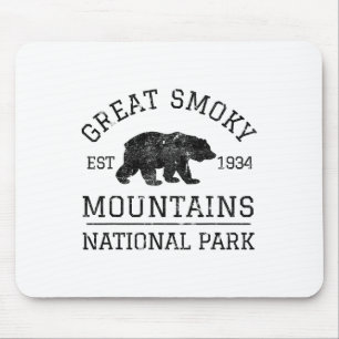 Great Smoky Mountains Nationalpark Tennessee Bär Mousepad