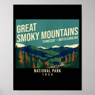 Great Smoky Mountains Nationalpark Tennessee Poster