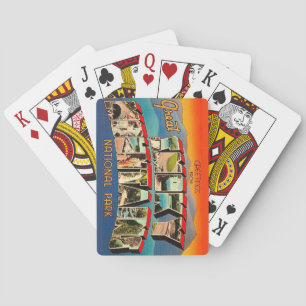 Great Smoky Mountains Park Retro Spielkarten