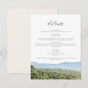 Great Smoky Mountains Voyage Mariage Détails Carte