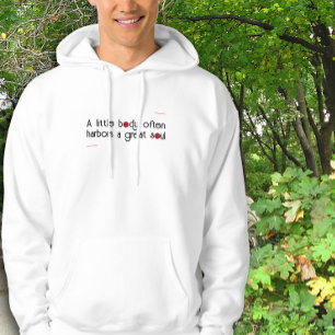 Great Soul Affirmation Zitat Hoodie