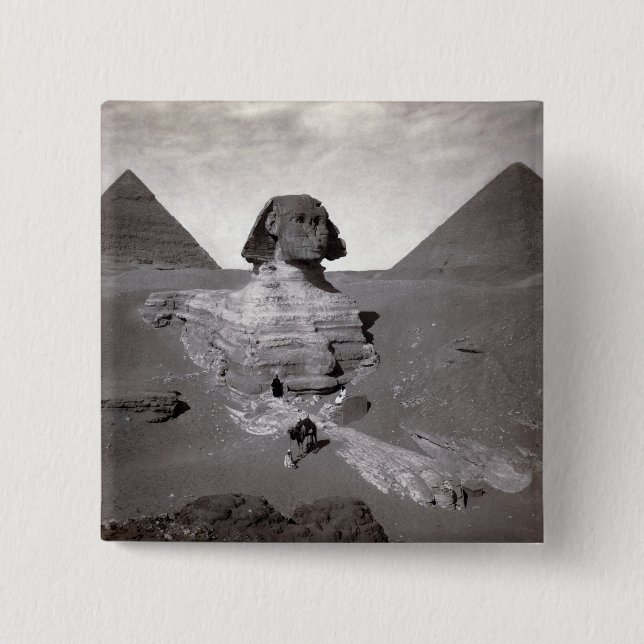 Great Sphinx & Giza Pyramids Necropolis Ägypten Button (Vorderseite)