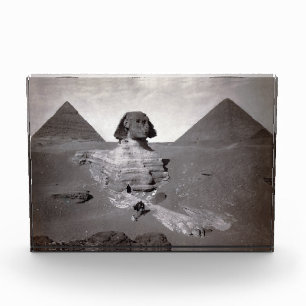 Great Sphinx & Giza Pyramids Necropolis Ägypten Fotoblock