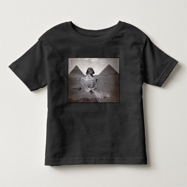 Great Sphinx & Giza Pyramids Necropolis Ägypten Kleinkind T-shirt (Vorderseite)