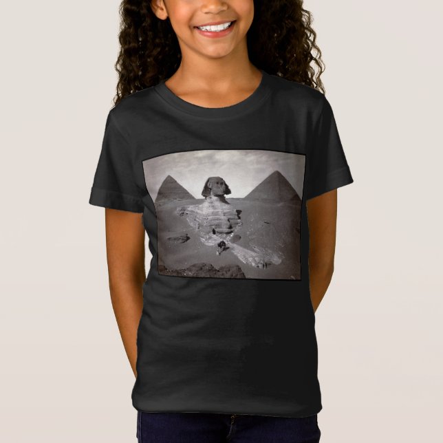 Great Sphinx & Giza Pyramids Necropolis Ägypten T-Shirt (Vorderseite)