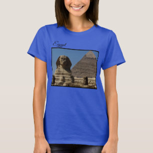 Great Sphinx Statue Giza Kairo Ägypten Reisen T-Shirt
