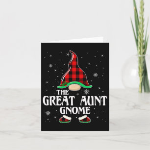 Great Tante Gnome Buffalo Kariert Family Group Chr Karte