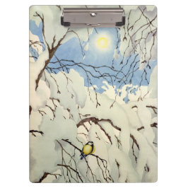 Great Tit - Theodor Severin Kittelsen Klemmbrett