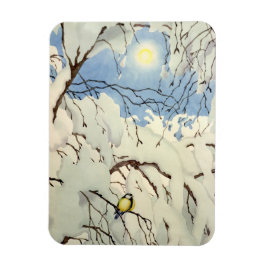 Great Tit - Theodor Severin Kittelsen Magnet