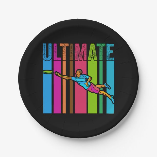 Great Ultimate Frisbee Motif Geschenk Pappteller (Vorderseite)