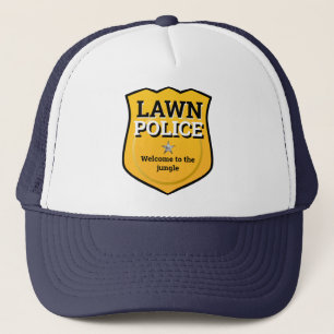 GREAT Vathers Day Gift Idee LAWN POLICE JUNGLE Truckerkappe