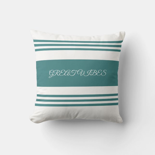 Great Vibes Green Luxury Soft Kissen. Kissen (Vorderseite)