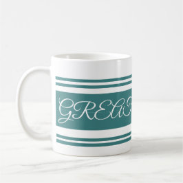 Great Vibes Green Luxus Futter Tasse. Kaffee Tasse