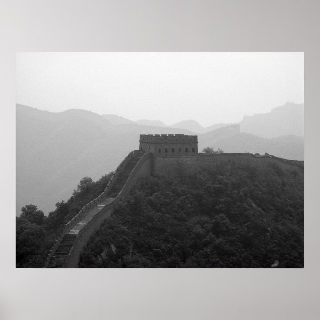 Great Wall B&W Poster (Vorne)