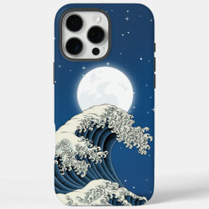 Great Wave at Night Japanese Ukiyo-e Art iPhone 16 Pro Max Hülle