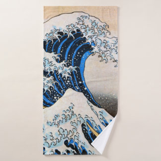 Great Wave, Hokusai, Ukiyo-e Badehandtuch