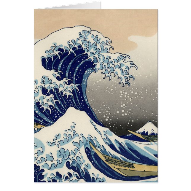 Great Wave Kanagawa japanisches Gemälde (Vorne)