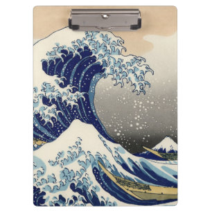 Great Wave Kanagawa japanisches Gemälde Klemmbrett