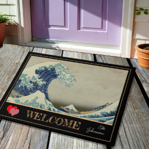Great Wave Off Kanagawa & japanische Kunst /Japan  Fußmatte