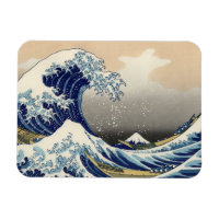 Great Wave Off Kanagawa & Mount Fuji Japan Sea