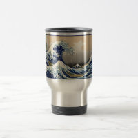 Great Wave Off Kanagawa & Mount Fuji Japan Sea