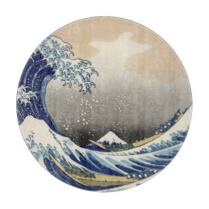 Great Wave Off Kanagawa & Mount Fuji Japan Sea Schneidebrett