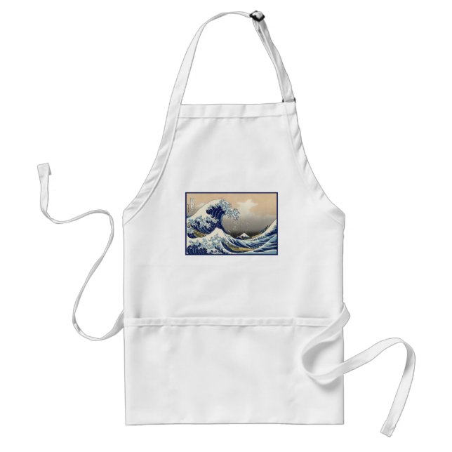 Great Wave Off Kanagawa & Mount Fuji Japan Sea Schürze (Vorne)