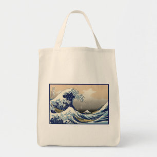Great Wave off Kanagawa & Mount Fuji Japan Sea Tragetasche