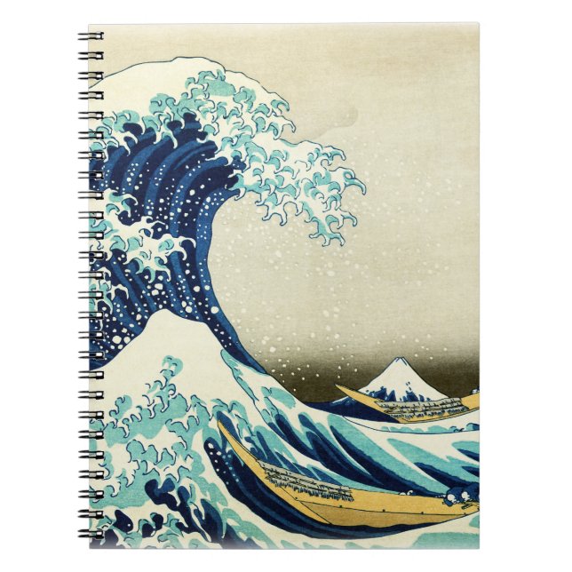 Great Wave Off Kanagawa Notizblock (Vorderseite)