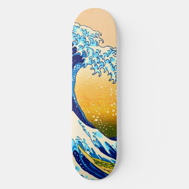 Great Wave Off Kanagawa Skateboard Deck (Vorderseite)