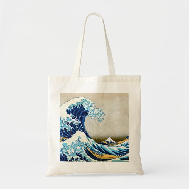 Great Wave Off Kanagawa Tragetasche (Vorne)