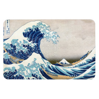 Great Wave Off Kanagawa Vintage japanische Fine Magnet