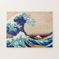 Great Wave Off Kanagawa Vintage japanische Kunst