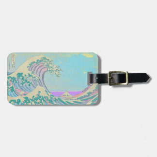 Great Wave Pastel Luggage Tag Gepäckanhänger