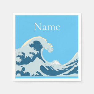 Great Wave Thunder_Cove Serviette