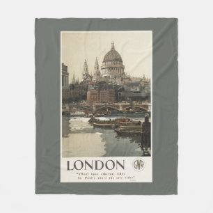 Great Western Bahnst paul Reise-Plakat Fleecedecke