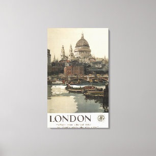 Great Western Bahnst paul Reise-Plakat Leinwanddruck