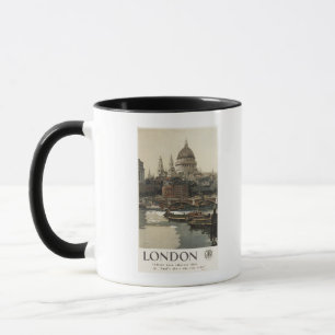 Great Western Bahnst paul Reise-Plakat Tasse