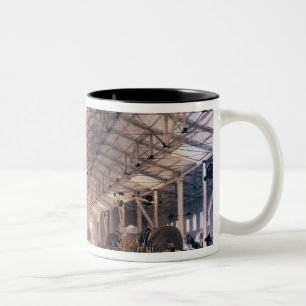Great Western Eisenbahn: Fracht verschüttet bei Zweifarbige Tasse