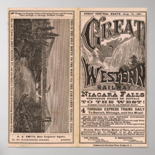 Great Western Eisenbahn Poster