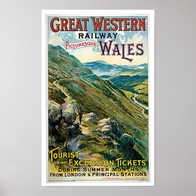 Great Western Railway ~ Wales Poster (Vorne)