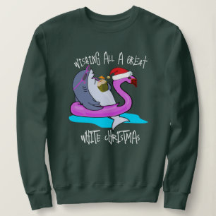 Great White Christmas Gift - Funny Holiday Sweatshirt