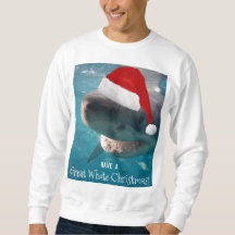Great White Christmas Shark Foto Funny